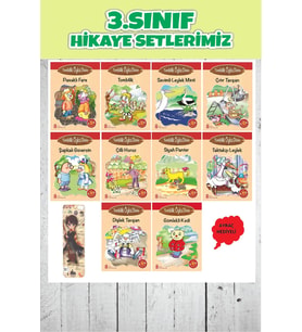 3.Sınıf Öğrencileri İçin Zevkle Okuyabilecekleri Hikaye Seti