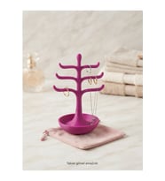 Şık 3D Baskı Takı Organizeri, Yüzük ve Kolye Standı, 14 cm