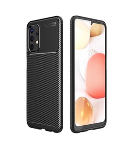 Galaxy A32 4G Kılıf Zore Negro Karbon Tasarım Silikon Kılıf (Siyah)