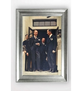Gümüş Çerçeveli Atatürk Tablo cv1337