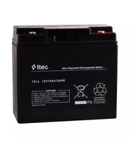 Ttec 12V 18 Ah Bakımsız Kuru Akü