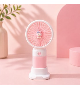 Sanrio Karakterli Şarjlı Fan Vantilatör Hello Kitty Kuromi USB Taşınabilir Mini Fan