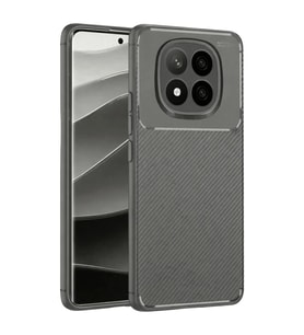 Xiaomi Redmi Note 14 Pro Plus Kılıf Auto Focus Karbon Kapak - Gri
