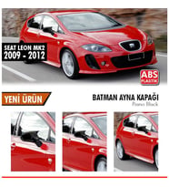 Seat Leon Mk2 Yarasa Ayna Kapağı Batman Parlak Siyah Piano Black