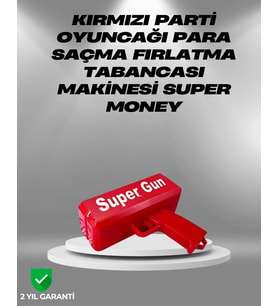 Elektrikli Money Gun Oyuncak Parti Tabancası