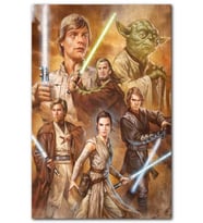 CakatabloEski Star Wars Jedilar Görseli MDF Tablo