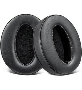 Sennheiser HD450BT/HD4.50BT/HD4.50BTNC/HD4.50SE/HD458BT/HD350BT/HD4.40BT/HD400S/HD4.30G/HD4.20S/HD300 ile Uyumlu Protein Deri Kulaklık Pedi - Ses Yalıtımlı Hafızalı Köpük (Protein Deri)