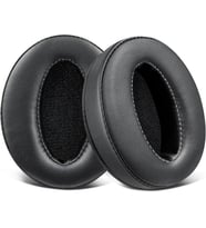 Sennheiser HD450BT/HD4.50BT/HD4.50BTNC/HD4.50SE/HD458BT/HD350BT/HD4.40BT/HD400S/HD4.30G/HD4.20S/HD300 ile Uyumlu Protein Deri Kulaklık Pedi - Ses Yalıtımlı Hafızalı Köpük (Protein Deri)
