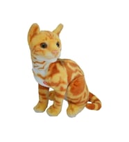 43 CM Sevimli Peluş Kedi Oyuncak  Yumuşacık ve Dekoratif Peluş (Sarı)