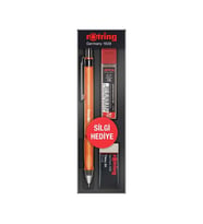 Rotring Visuclick Versatil+Min+Silgi 3’lü Okul Seti- 0.7 mm Turuncu