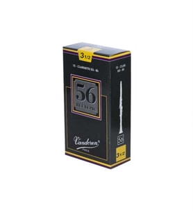 Vandoren CR5035 56 Rue Lepic Bb Klarnet Kamışı No: 3.5 (Profesyonel) - 10'lu Kutu  Esnek Üfleme Tepkisi, Tutarlı Malzeme Kalitesi ve Zengin Harmonik İçerik