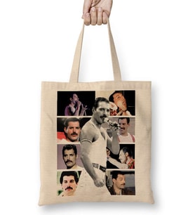 Freddie Mercury 07 Bez Çanta Uzun Saplı