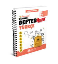 Çanta Yayınları 2024-2025 Müfredat 6.Sınıf Yeni Nesil Alıştıran Türkçe Defter Konu Anlatımlı Soru Bankası (Çok Renkli)