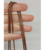Hematit Taşı Silindir Şekilli Dizi 2x8mm (54660)