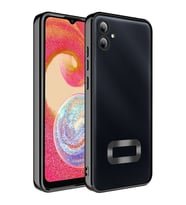 Samsung Galaxy A07 Uyumlu Kılıf Kamera Korumalı Logo Gösteren Zore Omega Kapak