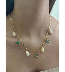 Deniz Yıldız Charm Kolye (Çelik)