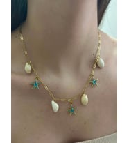 Deniz Yıldız Charm Kolye (Çelik)