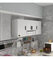 Kenzlife hazır mutfak floro32 byz 060*150*32 mutfak banyo dolabı kapaklı raflı (Karışık)