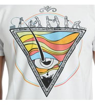 Bant Giyim - Piramit Beyaz Erkek T-shirt Tişört