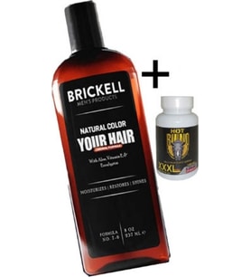 Brickell Erkeklere Özel 237 ml Saçsakal Beyazlıkgiderici Şampuan + Hotrhino Erkekler Için Büyütücüxx