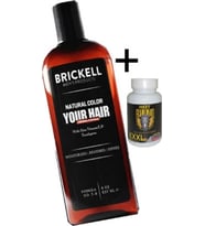 Brickell Erkeklere Özel 237 ml Saçsakal Beyazlıkgiderici Şampuan + Hotrhino Erkekler Için Büyütücüxx