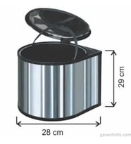 Garanti Metal 1011 Dolap İçi Çöp Kovası (11 Litre)