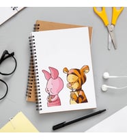 Winnie The Pooh Piglet & Tiger Tasarımlı Defter