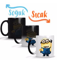 Minion Süperman Sihirli Kupa Bardak Porselen