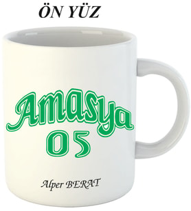 Kişiye Özel Hediyelik Amasya 05 Kupa Bardak