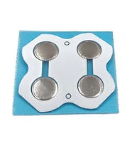 Nintendo Switch Metal Buton Yapıştırma PCB Board ABXY D-Pad Sticker NS Yedek Parça Tamir (Beyaz)