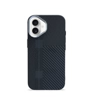 Aether Carbon iPhone 16 MagSafe Karbon Kılıf Deep Navy Pulse