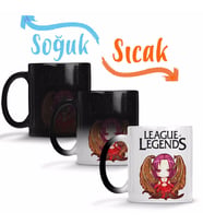 League Of Legends Morgana Sihirli Kupa Bardak Porselen