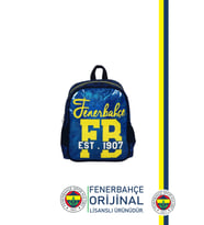 Fenerbahçe Orijinal Lisanslı Anaokulu Çantası Fb Sarı Lacivert Çanta