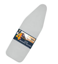 Beylini Ütü Masası Kılıfı Yanmaz Lastikli Süngerli Ütü Masası Örtüsü Ayarlanabilir Ütü Masası Bezi 50x135 CM