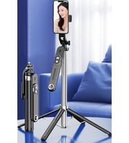 Bluetooth Kumandalı 180cm Tripod Selfie Çubuğu, GoPro Uyumlu, 360° Pan Kolu