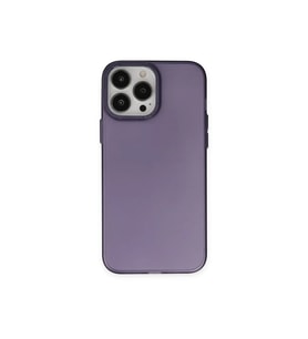 iPhone 14 Pro Kılıf Modos Metal Kapak - Derin Mor