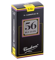 Vandoren CR5035+ 56 Rue Lepic Bb Klarnet Kamışı No: 3.5+ (Profesyonel) - 10'lu Kutu  Hassas Derecelendirme ve Üstün Malzeme Kalitesi