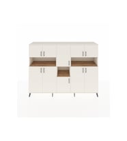 Hyperion Dolap 14 Raflı 10 Kapaklı 220x44x163 Aytaşı-Aytaşı/Çam