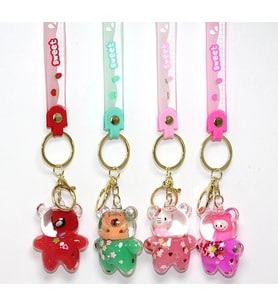 Sulu Silikon Anahtarlık Spiderman, Labubu,kapibara, Hello Kitty Alk5283