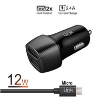 LİNKTECH C491 Safe Micro USB 12W Araç Şarj Aleti