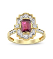 Rhodolite Tasarım  Pırlanta Yüzük