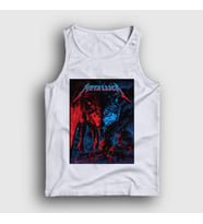 Presmono Unisex Beyaz Wolf Metallica Atlet 68000tt