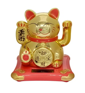 Maneki Neko El Sallayan Şans Kedisi Solar Güneş Enerjili No.5 Alk2935