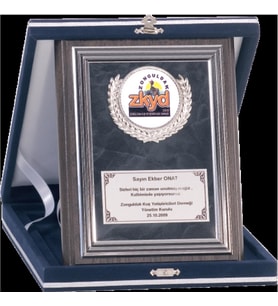 ODAK KUPA - Ahşap Plaketler - PL-109 B - 15x20 cm