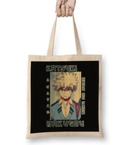 Katsuki Bakugou Bez Çanta Uzun Saplı