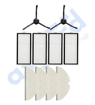 ROBOROCK Q8 MAX , Q8 MAX+ UYUMLU 2 Yan Fırça 4 Filtre 4 Mop PKT-iasgf0001262