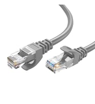 Fully G-505L 1 Metre Gri Cat6 Kablo Jack Soketleri Takılı Hazır İnternet Kablosu Jak Ethernet Kablo