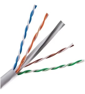 SENSEI SC-500LZSH 500METRE 23AWG 350MHZ U/UTP %100 BAKIR CAT6 HALOJEN FREE GRI RENK KABLO