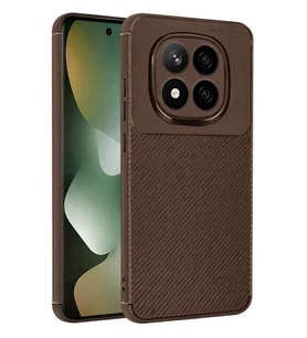 Redmi Note 15 Pro 5G Auto Focus Karbon Kapak - Kahverengi