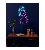 Kadın Figürlü Neon Tabela